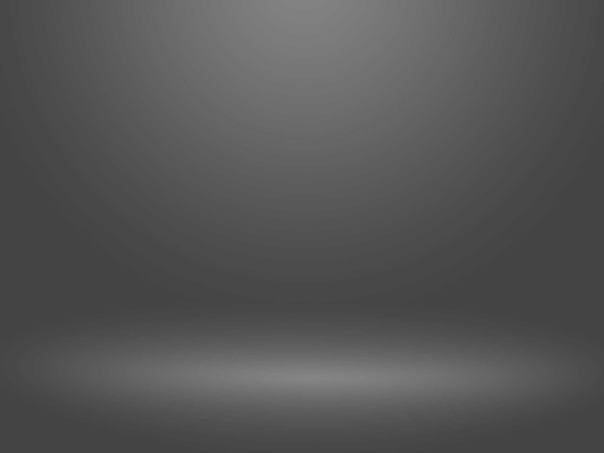 Studio room smooth gradient gray background
